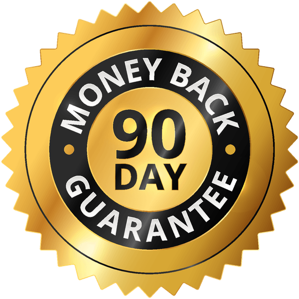 MemoFlow 90-day money-back guarantee seal